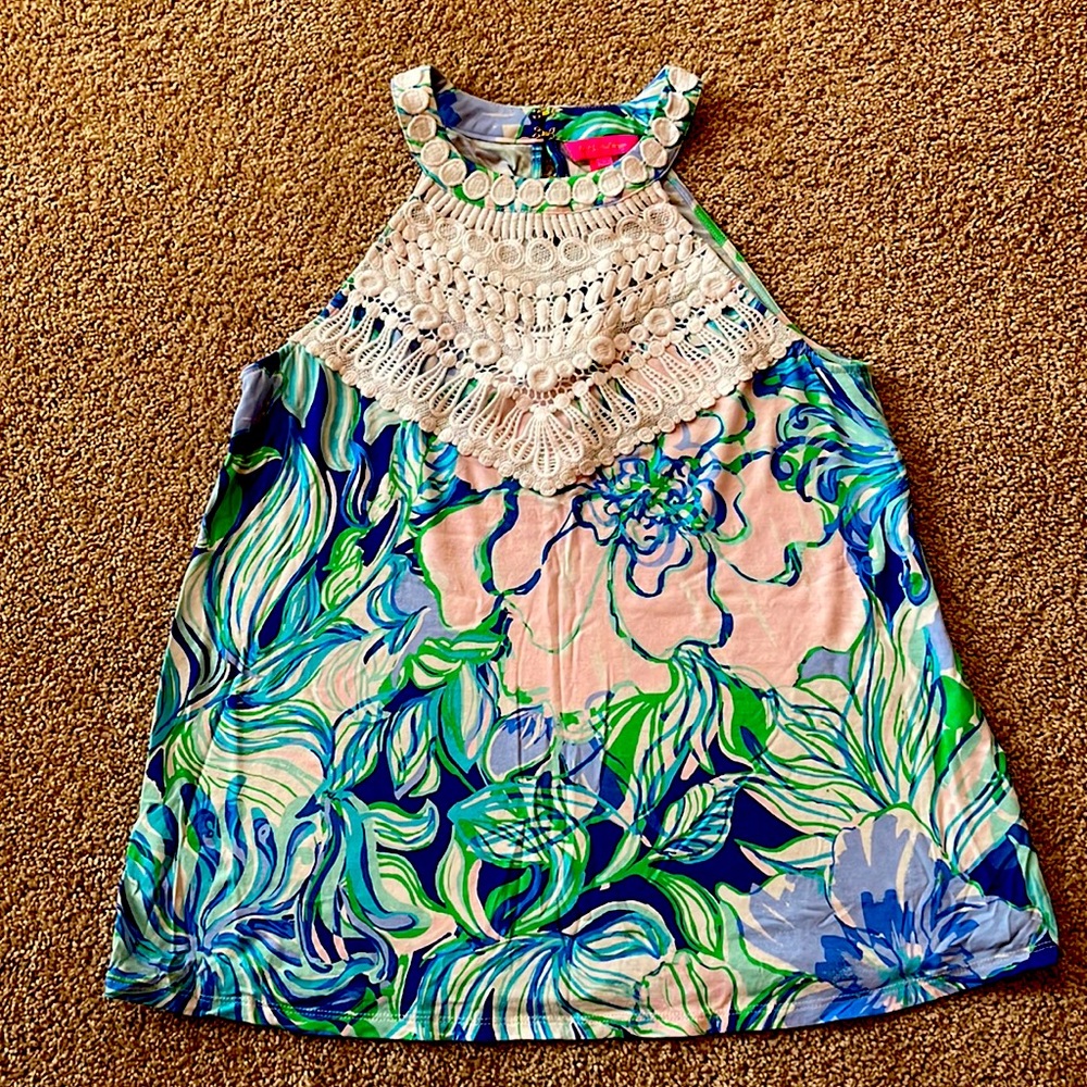 Lily Pulitzer sleeveless racer back top
